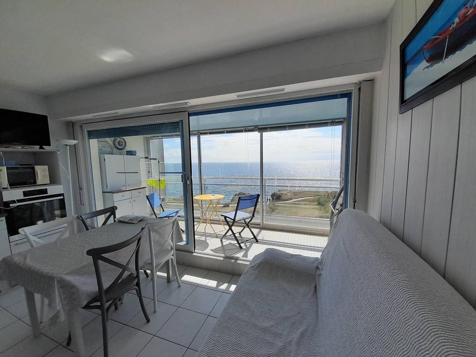 Studio Face Mer Avec Balcon-Veranda, Parking Prive, Criques A Proximite, Accueil Petits Chiens - Fr-1-324-32 Saint-Hilaire-de-Riez Exterior foto